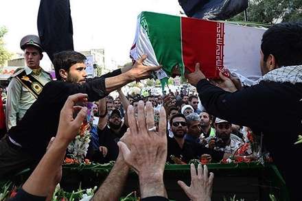 تشییع پیکر شهدا در مشهد، قم، ساری و کرج