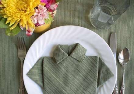 هنر دیزاین دستمال سفره