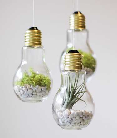 ایده های هیجان انگیز برای بازیافت لامپ های قدیمی