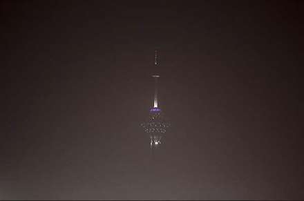 گرد و غبار شبانه در تهران