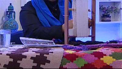قالی بافی _ خانم عرب