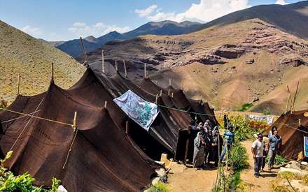 زندگی عشایری در منطقه ییلاقی زرد گله