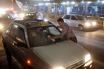 طوفان گرد و خاک در تهران