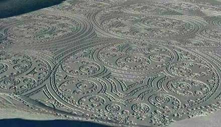 نقاشی هایی هنرمندانه و جالب روی برف ها