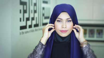 آموزش بستن شال 7