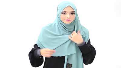 آموزش بستن شال 1