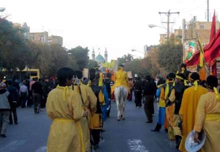 چاووش عزا در آران وبیدگل