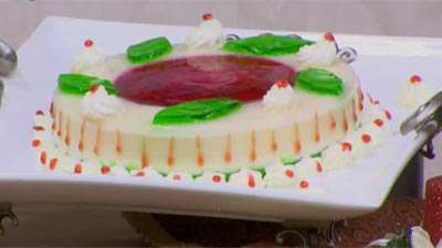 ژله گل رز از سیب