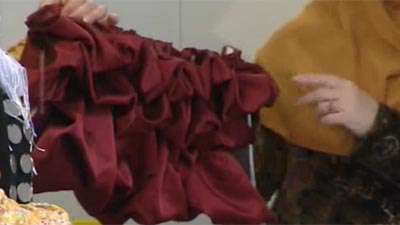 دوخت پرده ( مدل پفکی دو طبقه )