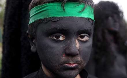 مراسم سوگواری «خیمه کوبان» در نوش آباد کاشان