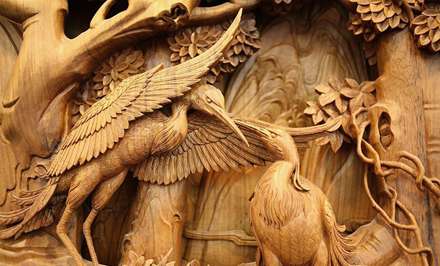 منبت کاری هایی شگفت انگیز و تاریخی بر روی چوب