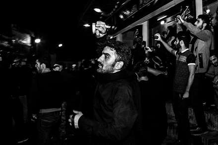 مراسم کرب زنی شب هشتم محرم - لاهیجان