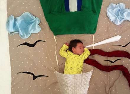 خلاقیت های زیبا در تصویربرداری از نوزاد