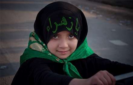 حضور کودکان در جاده نجف-کربلا