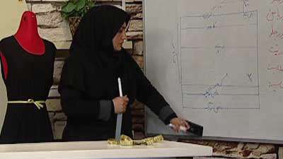 الگوی بالاتنه پشت  _ خانم برج خانی