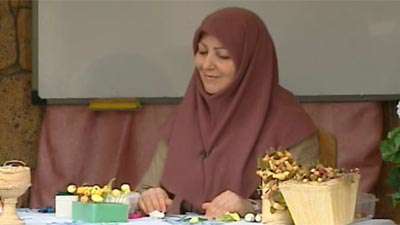 تزئین سفال _ خانم هدایتی (2)