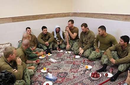 نظامیان بازداشت شده آمریکایی توسط سپاه