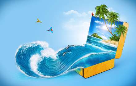 ایده خلاقانه تبلیغاتی یک دفتر مسافرتی
