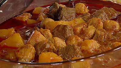 خورشت کدوحلوایی با گوشت