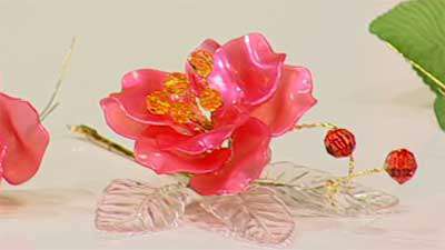 گل رز کریستالی