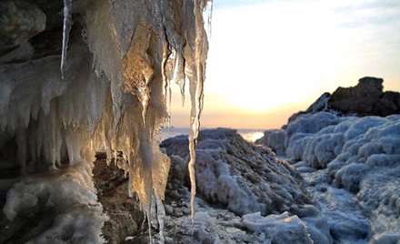 وقتی دریا یخ می‌زند