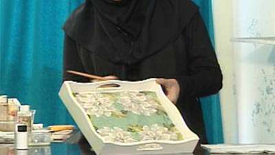 دکوپاژ روی چوب