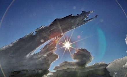 وقتی دریا یخ می‌زند