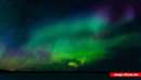 تصویر متحرک از  زیبایی شفق قطبی