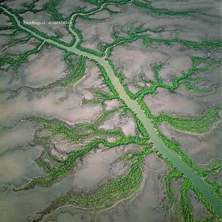 عکس های هوایی از مخازن آب زمین