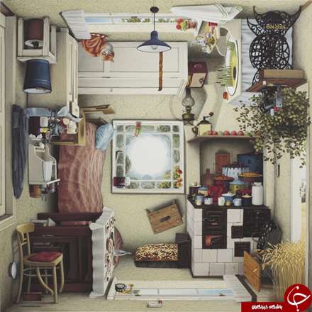 تابلو نقاشی های فوق العاده با چهار نقش گوناگون