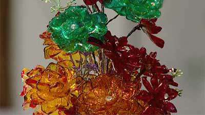 گل سازی با مواد بازیافتی (1)