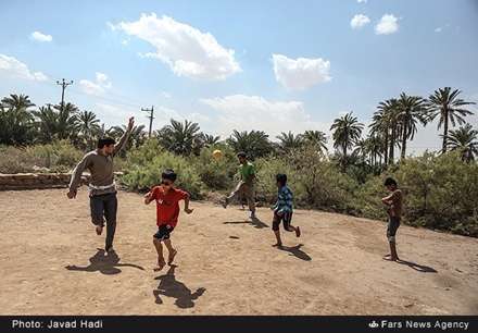 اردوی جهادی فرهنگی بسیج در روستای محرزی