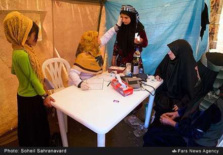 اردوی جهادی منتظران خورشید در منطقه فداله عمران