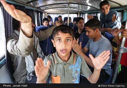 اردوی جهادی فرهنگی بسیج در روستای محرزی