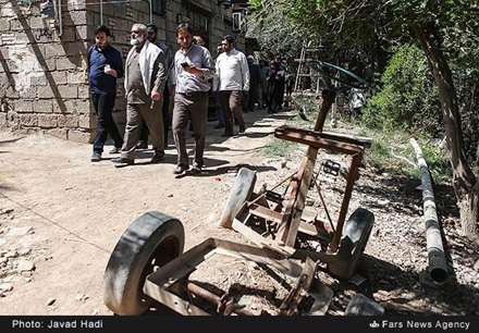 اردوی جهادی فرهنگی بسیج در روستای محرزی