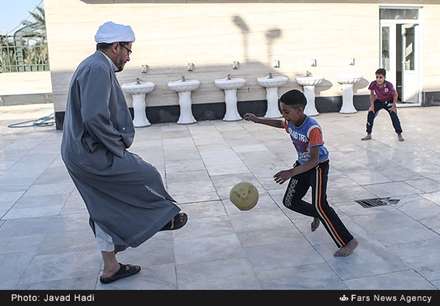اردوی جهادی فرهنگی بسیج در روستای محرزی