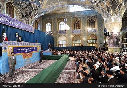 سخنرانی رهبر معظم انقلاب اسلامی در حرم مطهر رضوی