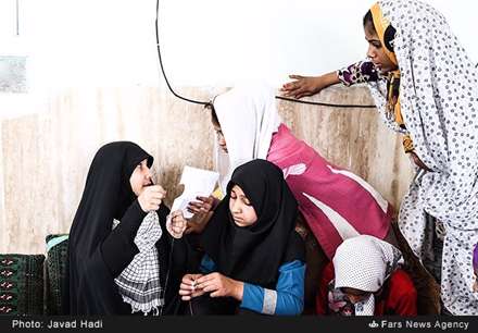 اردوی جهادی فرهنگی بسیج در روستای محرزی