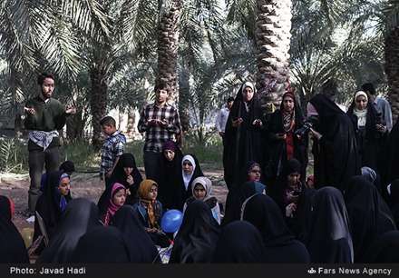 اردوی جهادی فرهنگی بسیج در روستای محرزی