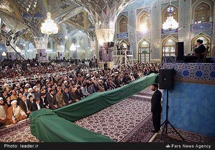 سخنرانی رهبر معظم انقلاب اسلامی در حرم مطهر رضوی