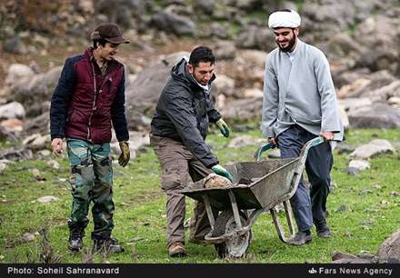 اردوی جهادی منتظران خورشید در منطقه فداله عمران