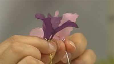 گل لیلیوم کریستالی