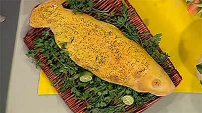 ماهی رژیمی با کاور خمیر