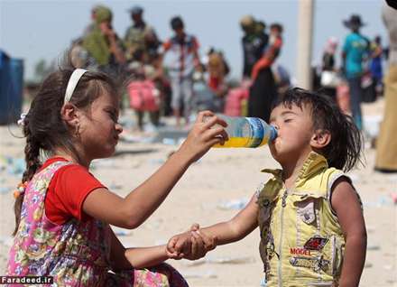 فرار مردم فلوجه از چنگال داعش