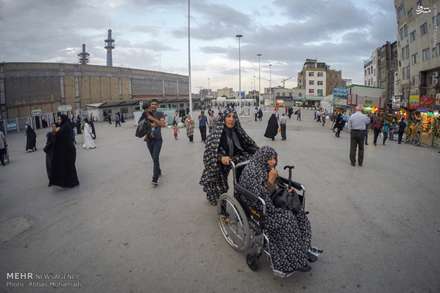 زائرین حرم مطهر رضوی در ایام مبارک ماه رمضان