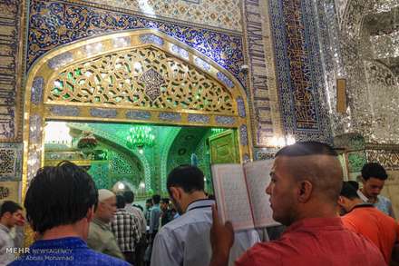 زائرین حرم مطهر رضوی در ایام مبارک ماه رمضان