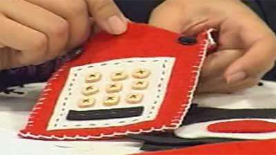 کیف موبایل نمدی