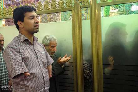 زائرین حرم مطهر رضوی در ایام مبارک ماه رمضان