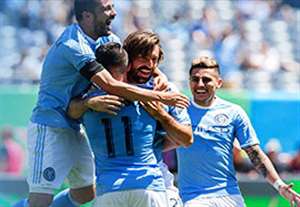 خلاصه بازی نیویورک سیتی 3-2 فیلادلفیا (گلزنی لمپارد، ویا و پیرلو)