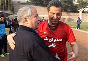 شوخی خنده دار میناوند با علی پروین